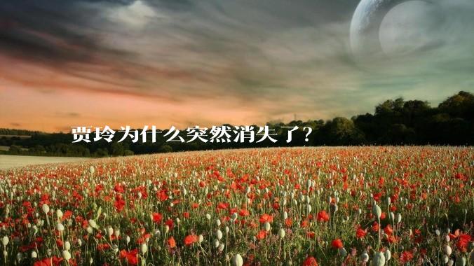 贾玲为什么突然消失了？